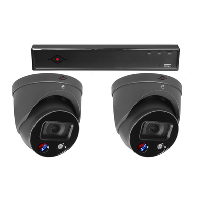 Beveiligingscamera set - 2x Dome camera PRO